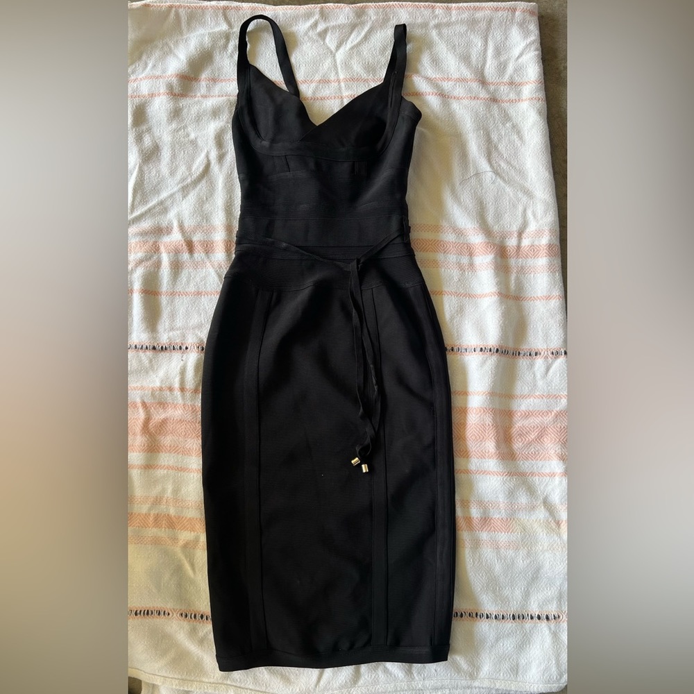 House of cb black dress